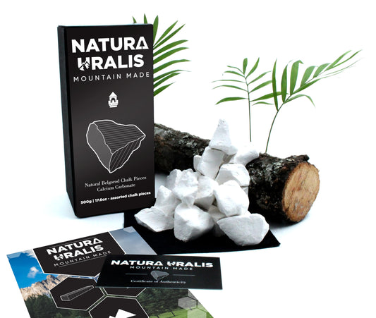 White chalk chunks in 17oz bag for Natura Uralis