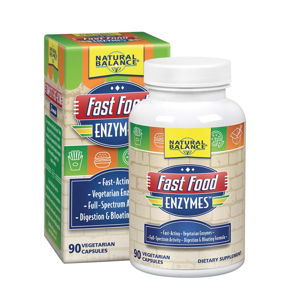 Natural Balance Fast Food Enzymes bottle front view
