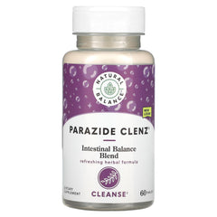 Bottle of Natural Balance Parazide Clenz 60ct with label