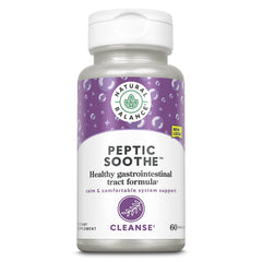 Natural Balance Peptic Soothe bottle with 60 vegan capsules