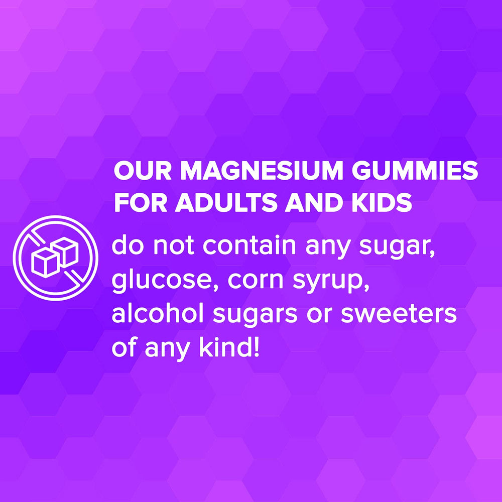 Natural BioScience Sugar-Free Magnesium Gummies packaging design showcasing convenient daily dose