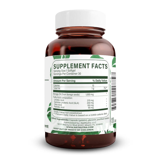 30 soft gel capsules inside the bottle