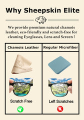 Pack of four small chamois cleaning cloths for electronics