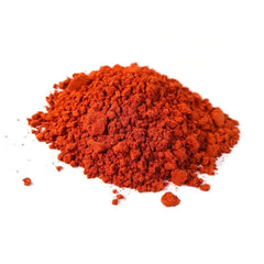Natural Chandan sandalwood powder in red tone for pooja and skin care, 25g.