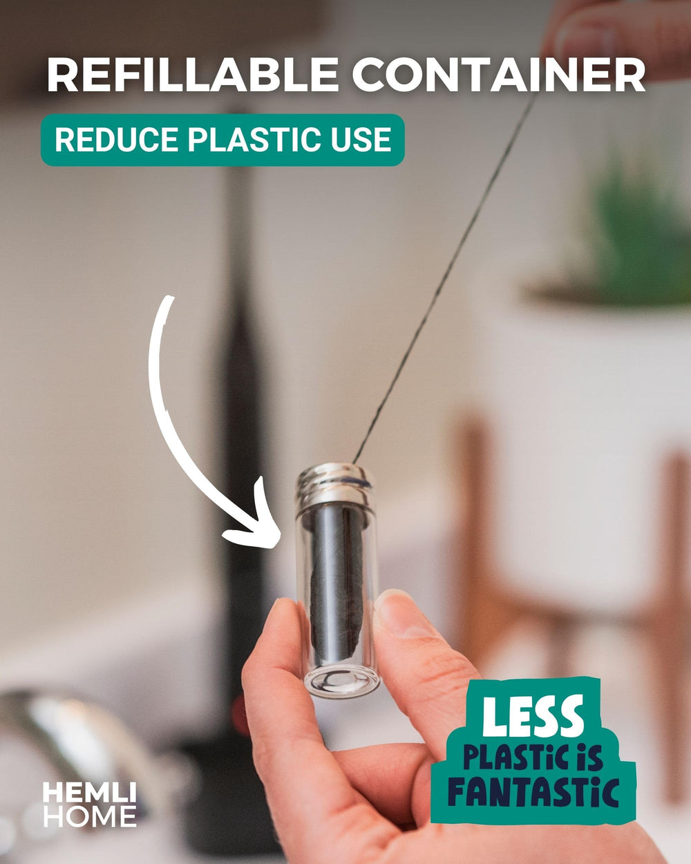 3 refill floss refills and eco-friendly packaging