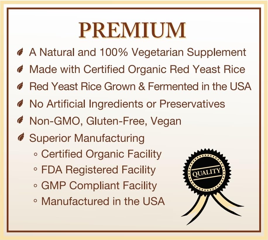 Supplement bottle showing Natural Choice Botanicals Red Yeast Rice label