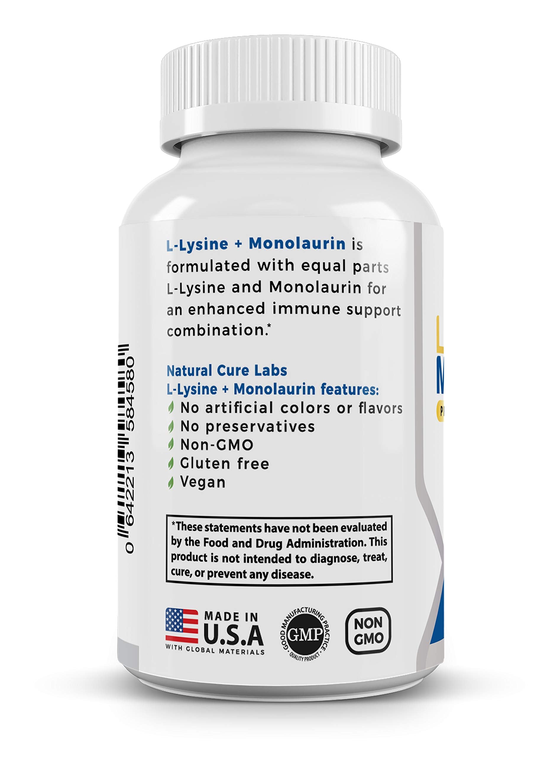 Supplement facts and ingredients panel on bottle