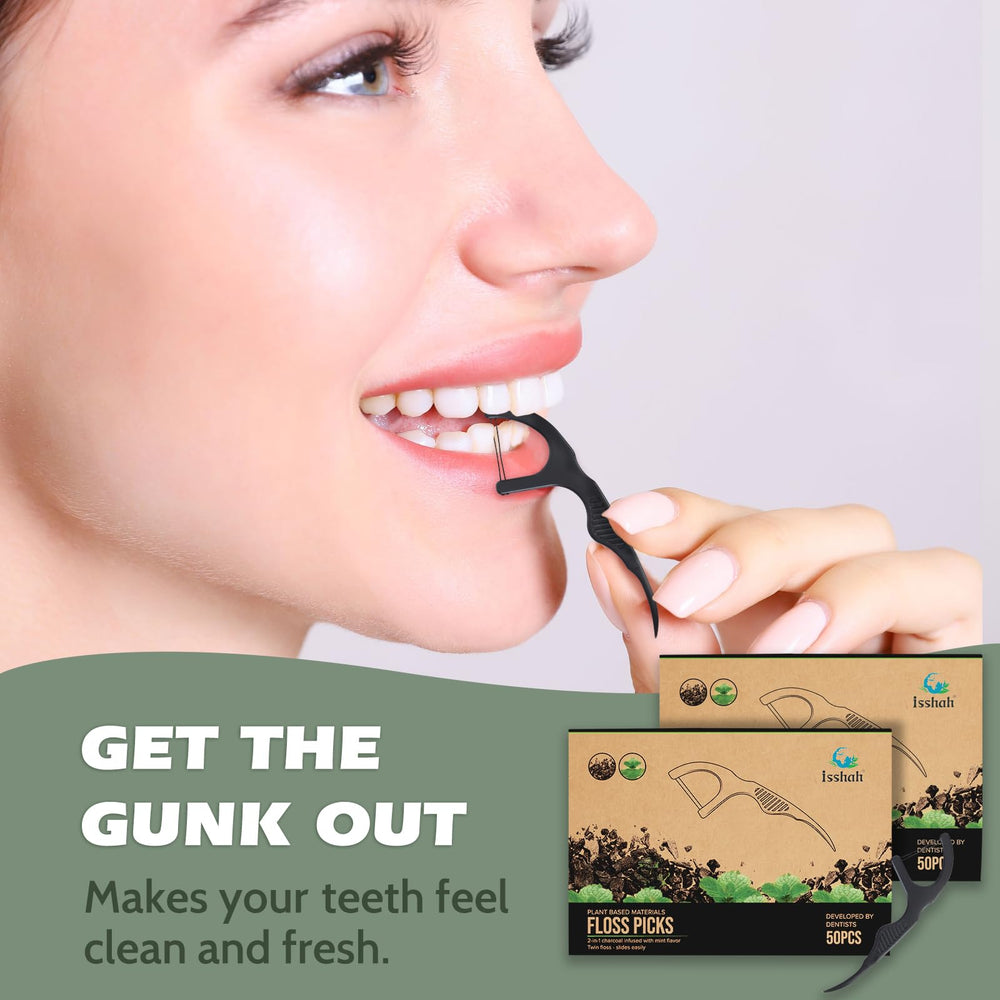Sustainable materials used in Natural Dental Floss Picks