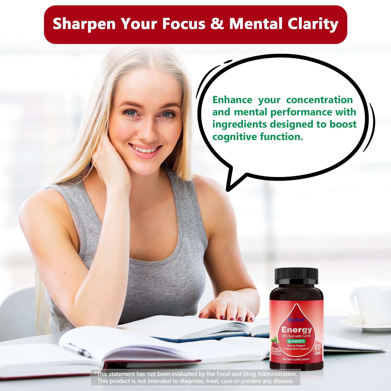 Benefits spotlight: energy support and metabolism support with no artificial colors