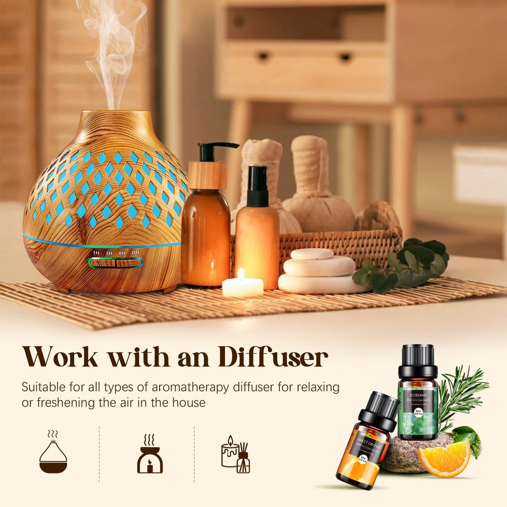 Eucalyptus, Sweet Orange and Lemongrass essential oils