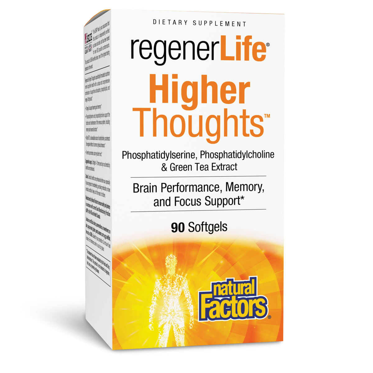 Natural Factors 3 Brains bottle label