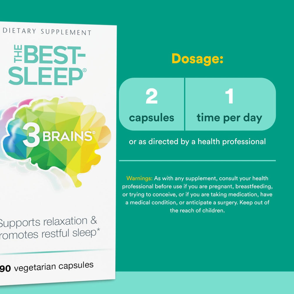 Natural Factors 3 Brains vegan capsules close-up