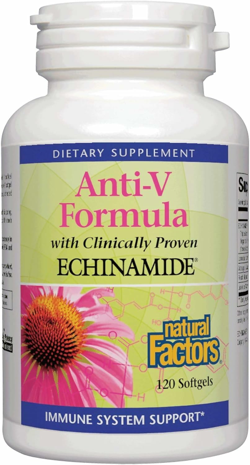 Natural Factors Anti-V Formula bottle with label