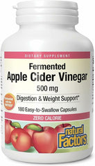 Bottle of Natural Factors Apple Cider Vinegar Capsules