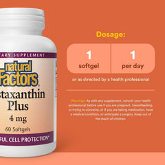 Back label close-up showing dosage information