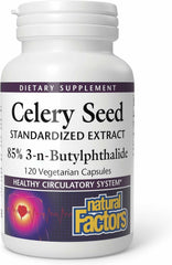 Bottle of Natural Factors Celery Seed Extract