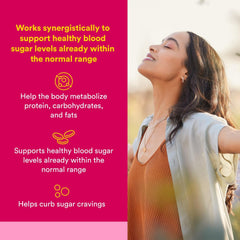 Close-up of Natural Factors Chromium & Vanadium 125 mcg capsules
