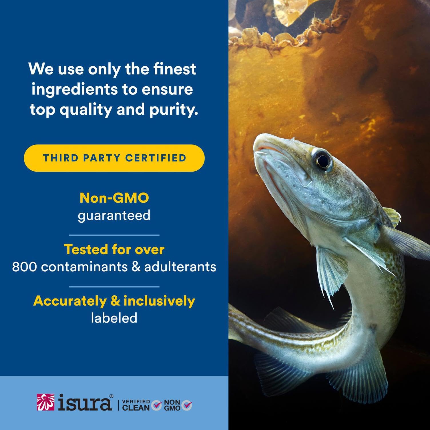 Label highlighting vitamins A and D