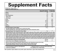 Natural Factors fermented greens chocolate powder is ready to mix with water.