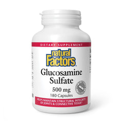 Natural Factors Glucosamine Sulfate bottle front label