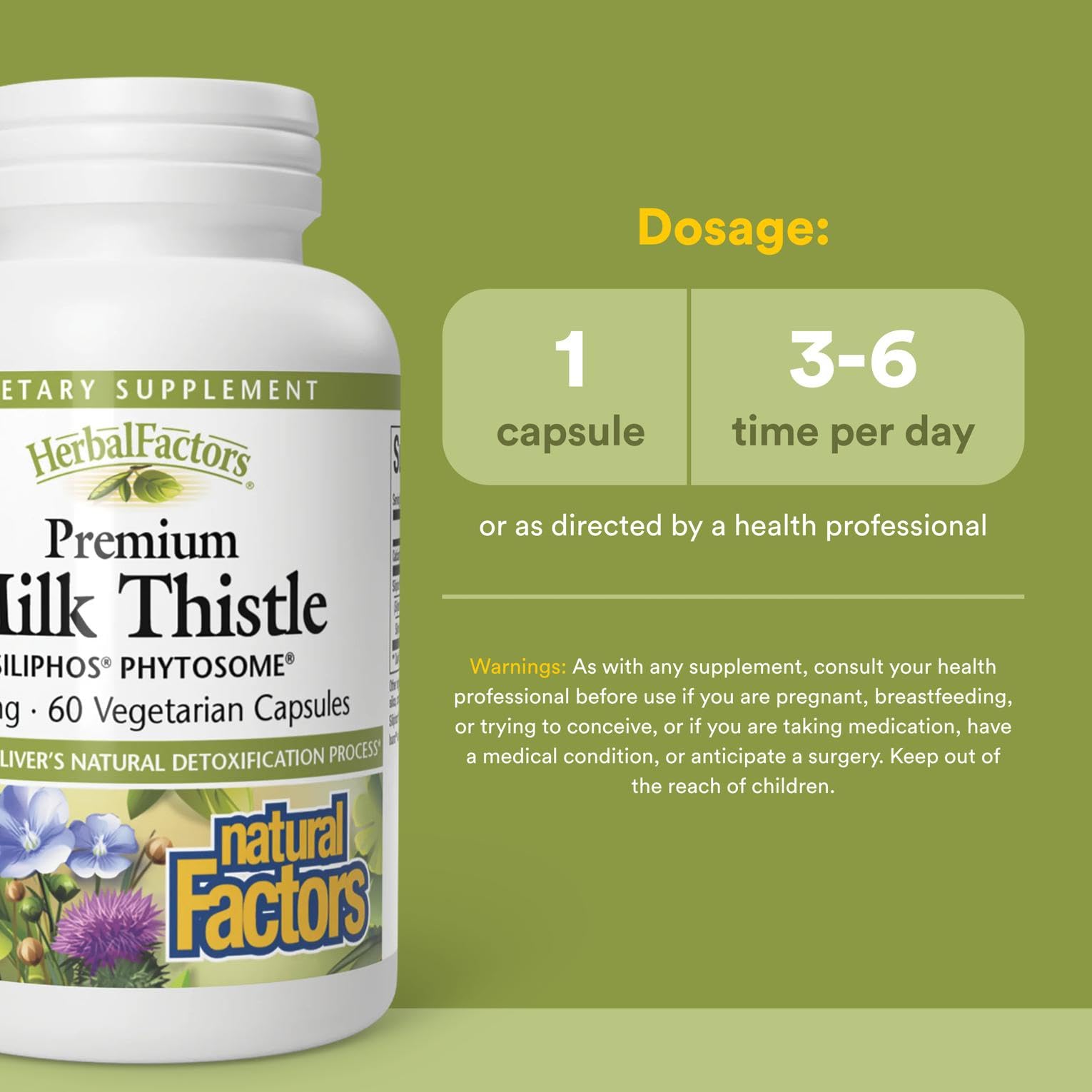 Liver Health Formula bottle with product label