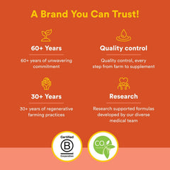 Organic and non-GMO branding on Natural Factors packaging