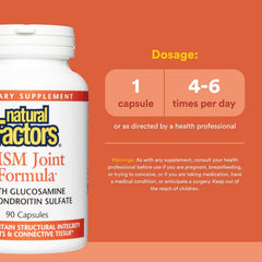 Close-up of glucosamine and chondroitin ingredients