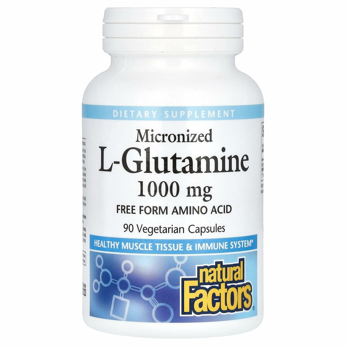 Natural Factors L-Glutamine 1000mg packaging