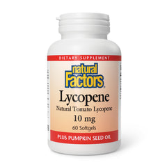 Natural Factors Lycopene 10 mg softgels bottle