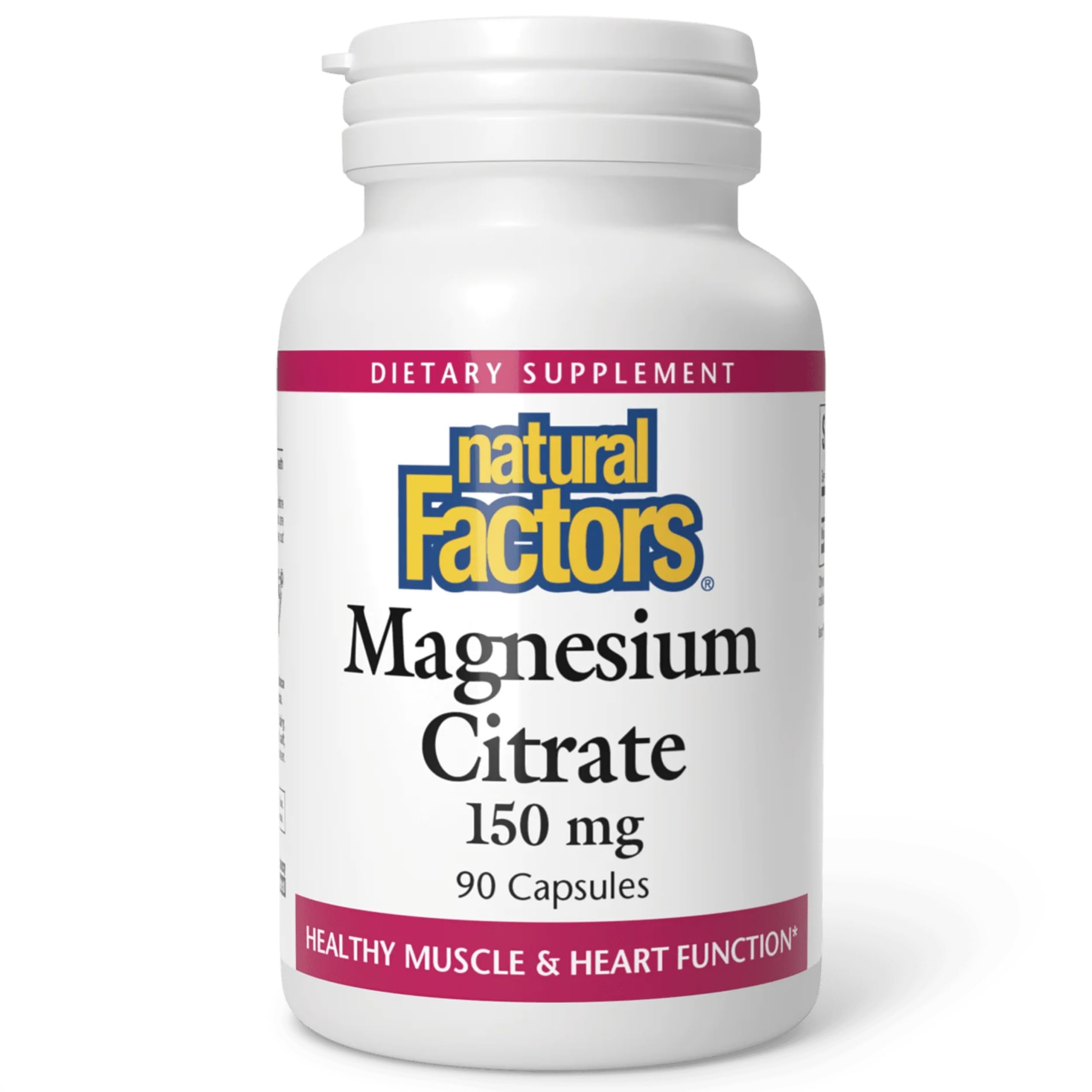 Natural Factors Magnesium Citrate 150 mg bottle front