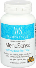 Natural Factors MenoSense capsules bottle for menopause support
