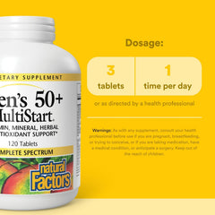 Close-up of Natural Factors MultiStart label