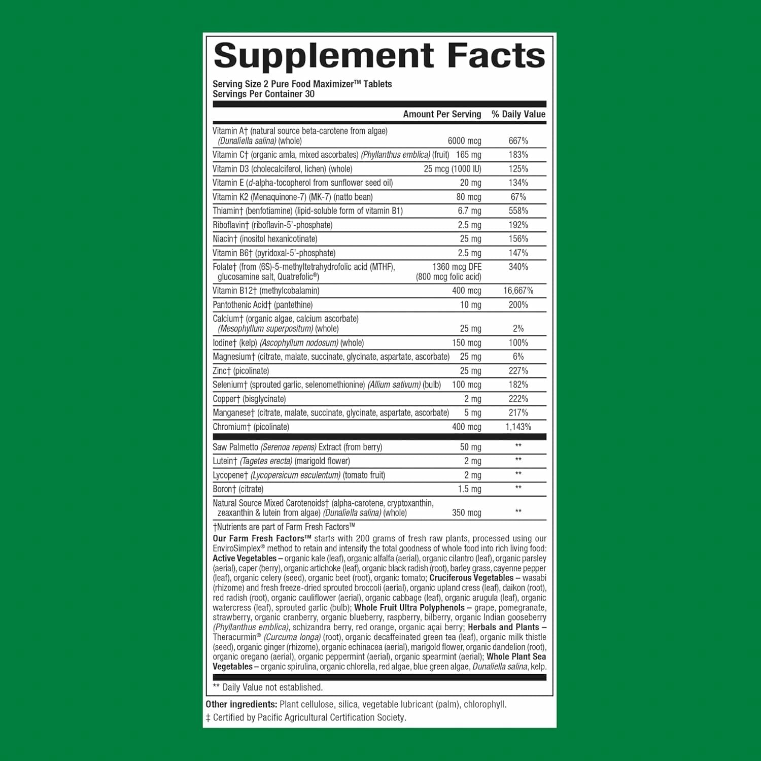 Packaging photo of Natural Factors Men's 50+ Multivitamin 60-count
