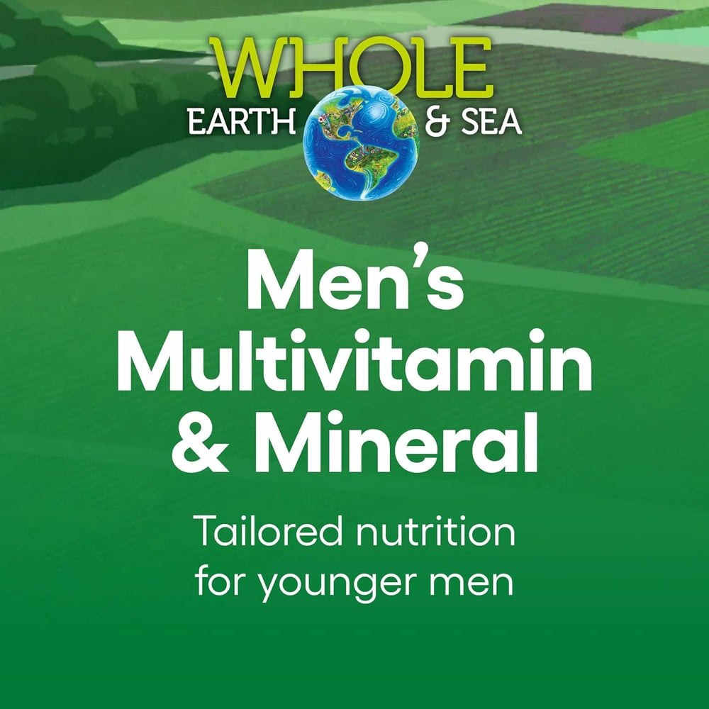 Nutrition facts panel for Natural Factors Men's Multivitamin & Mineral