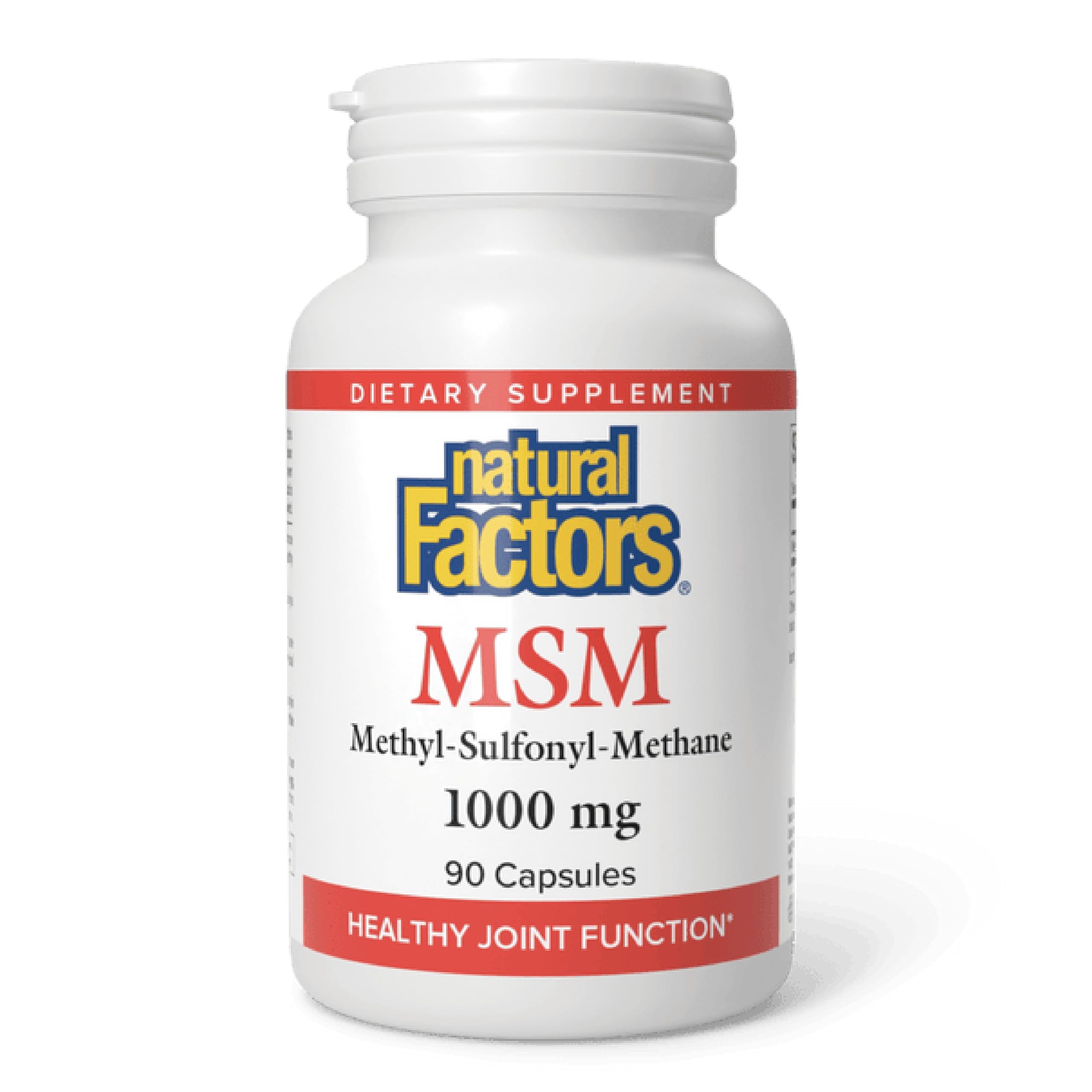 Natural Factors MSM 90 capsules packaging