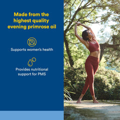 Label showing Ultra Prim Evening Primrose Oil 500 mg, 180 softgels