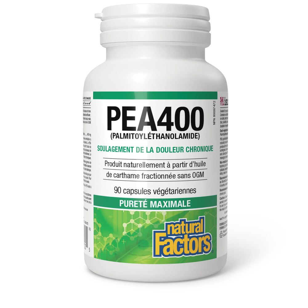 Vegan and non-GMO icons for PEA400