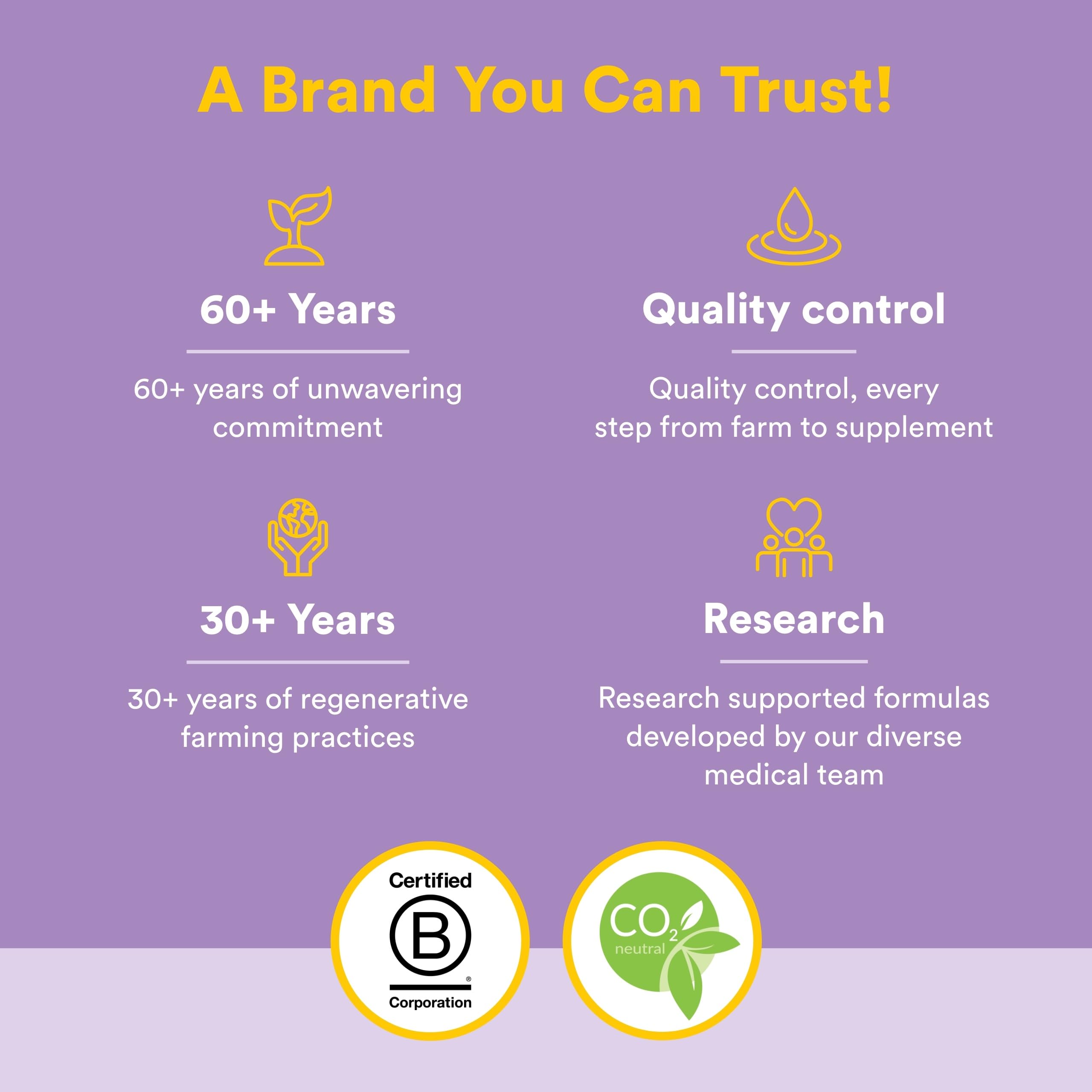 Natural Factors branding and product information on label