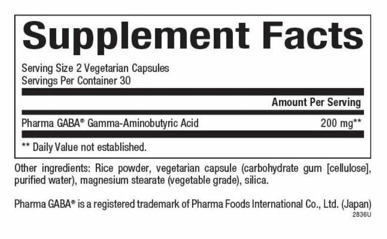 Nutrition facts and allergen information on label