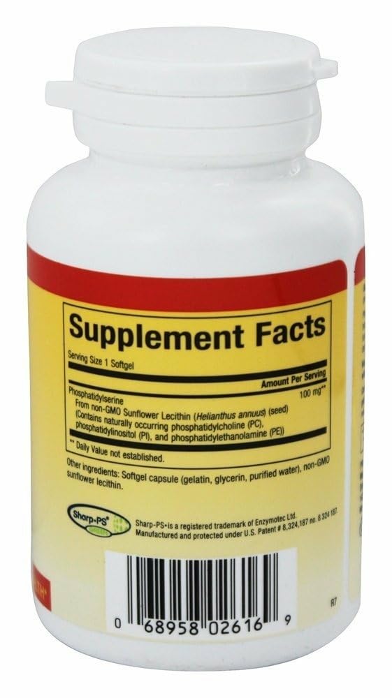 Graphic illustrating brain focus and concentration benefits of phosphatidylserine