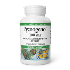 Natural Factors Pycnogenol 100 mg bottle front view