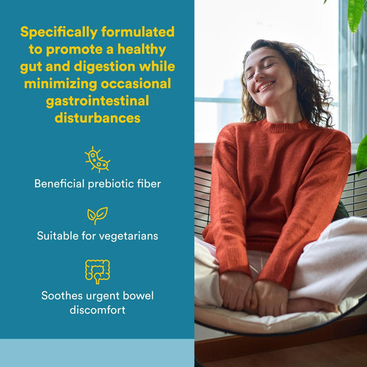 Back label showing supplement facts for ReliefBiotic Probiotic 30 CT