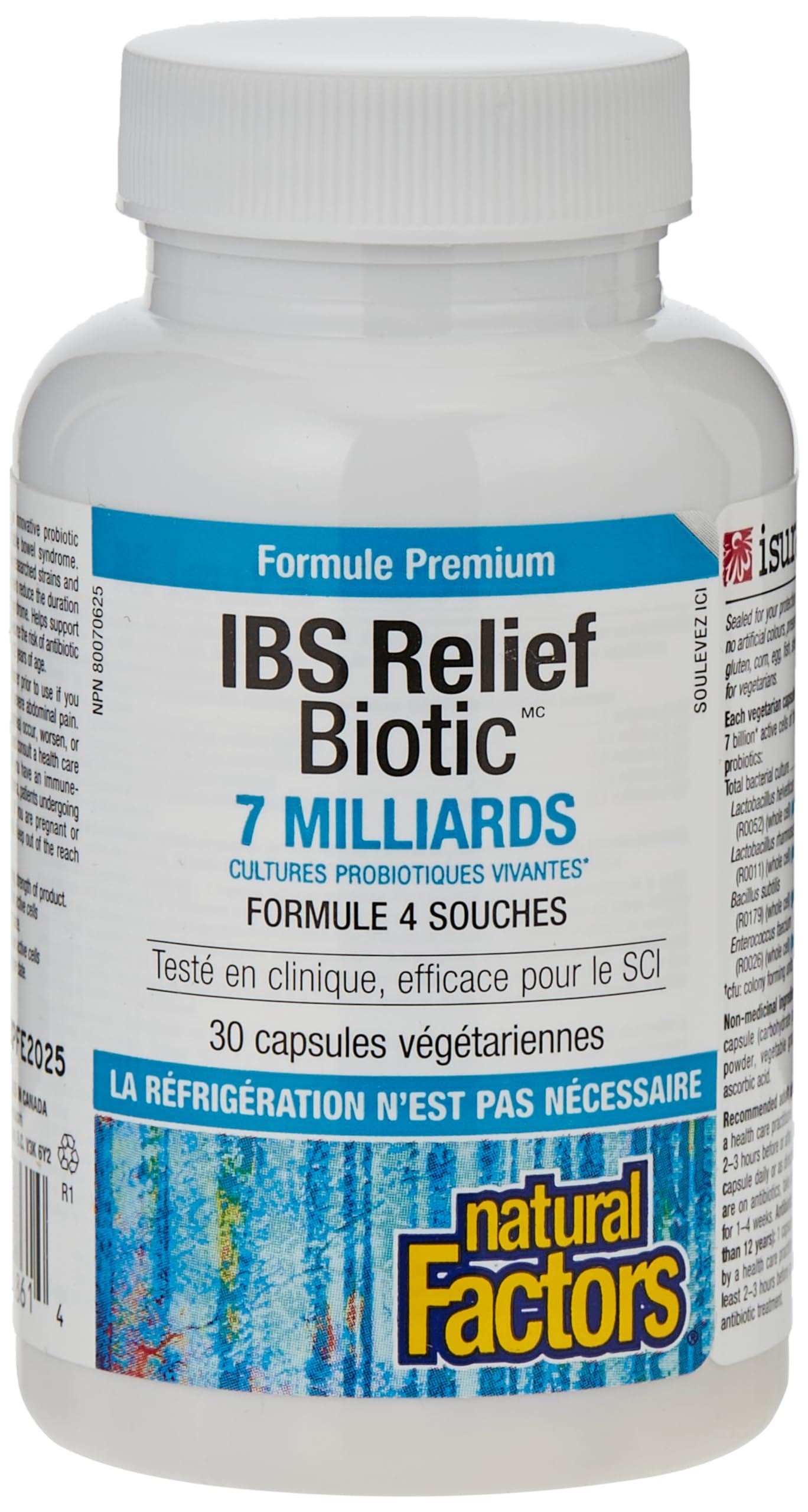 ReliefBiotic Probiotic ingredients list
