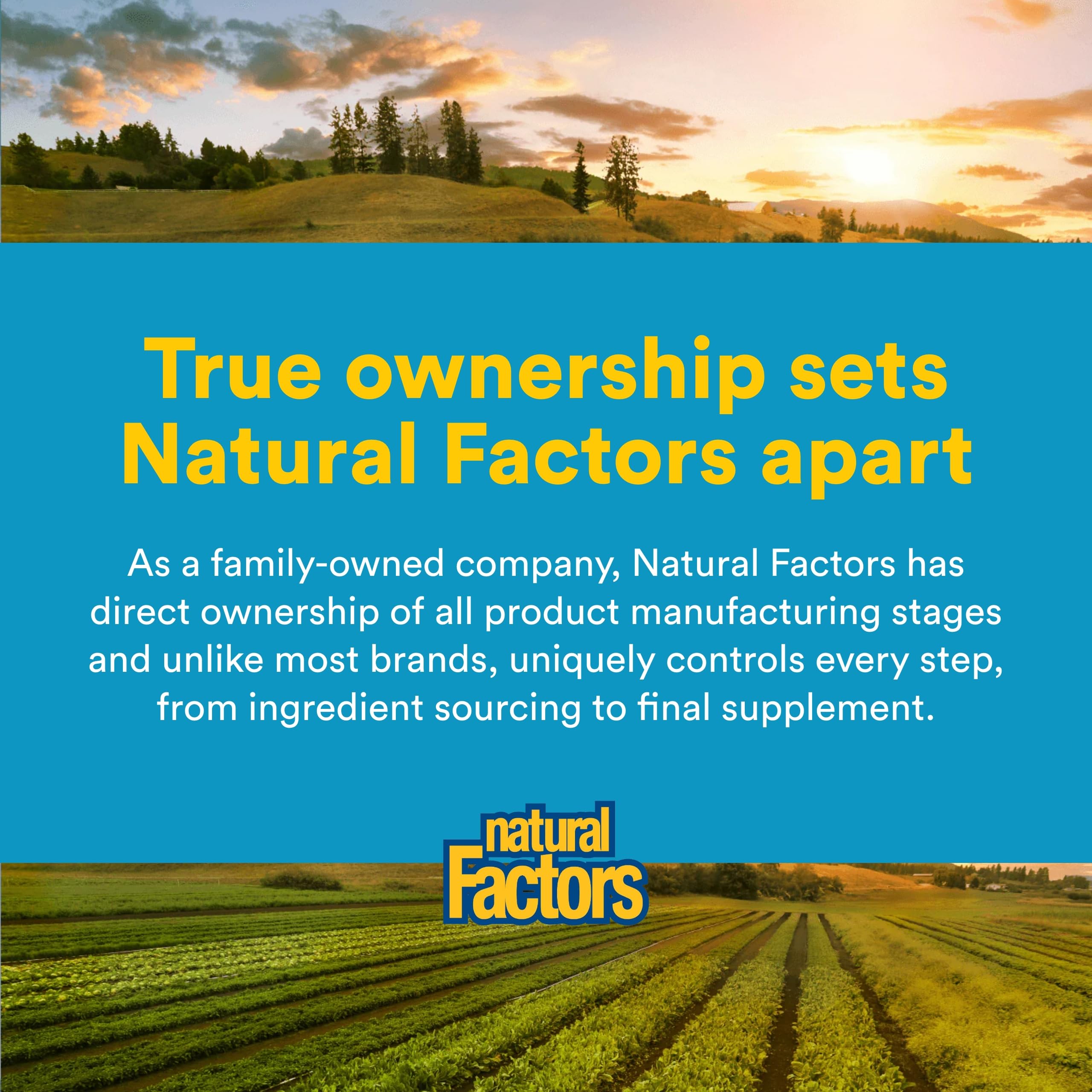 Natural Factors RxOmega-3 bottle front with clean design promoting purity and trust