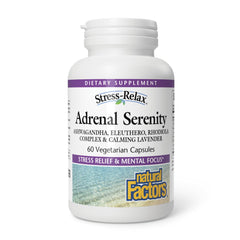 Natural Factors STRESS-RELAX Adrenal Serenity bottle front view