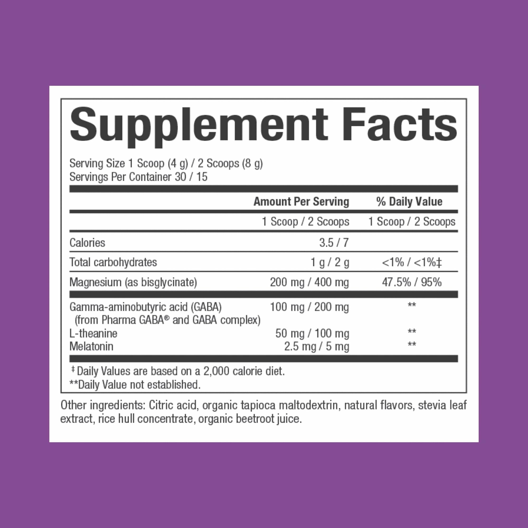Scoop of tropical-flavored magnesium bisglycinate powder being added to water