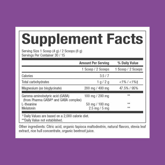 Scoop of tropical-flavored magnesium bisglycinate powder being added to water