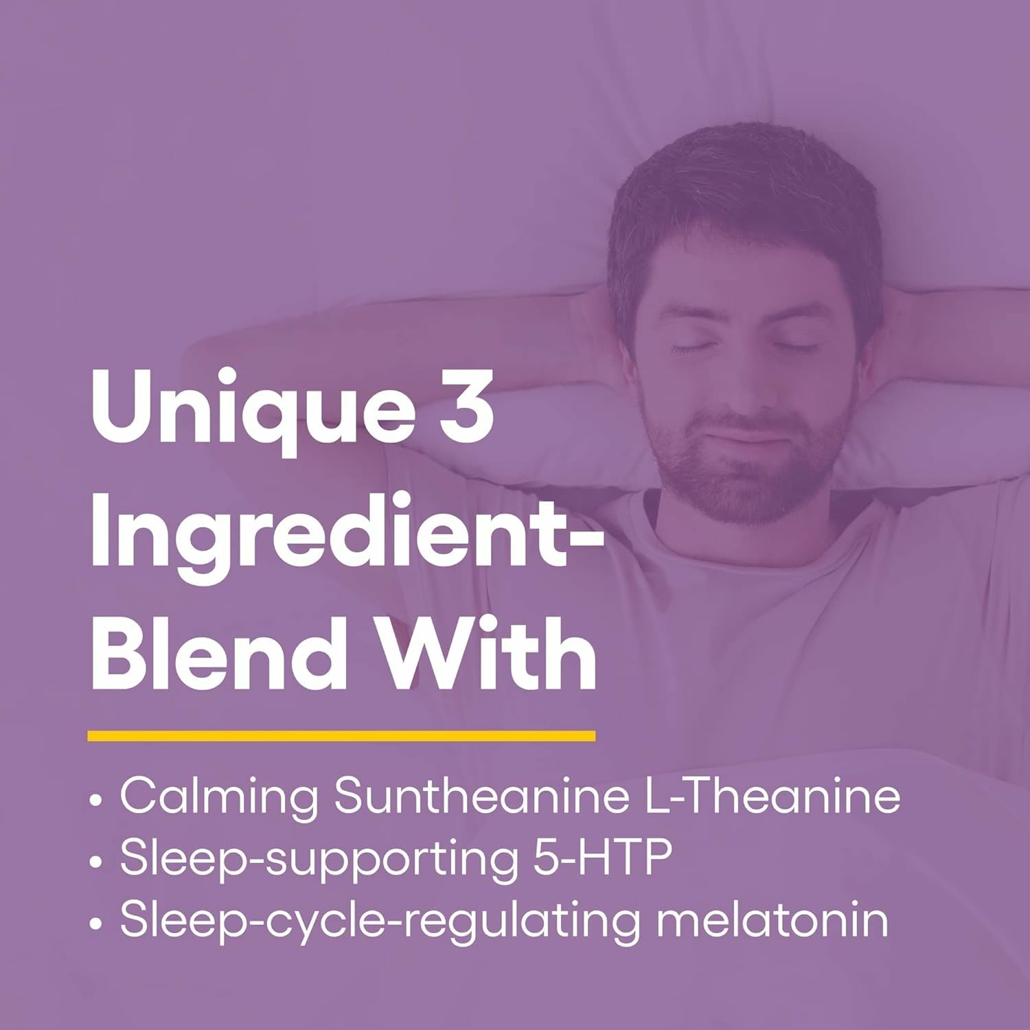 Natural Factors Tranquil Sleep chewable tablets dissolving smoothly at bedtime