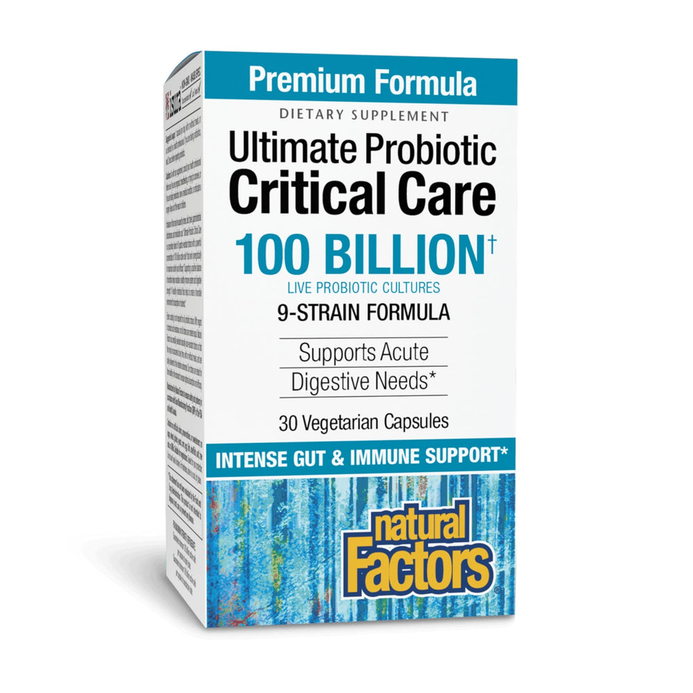 Natural Factors Ultimate Probiotic bottle with 30 vegetarian capsules
