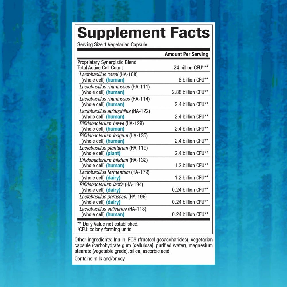 60 vegetarian capsules displayed beside the bottle